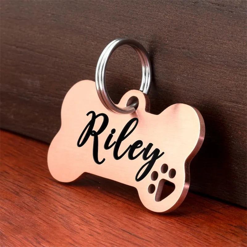 Stainless Steel Personalised Pet ID Tag