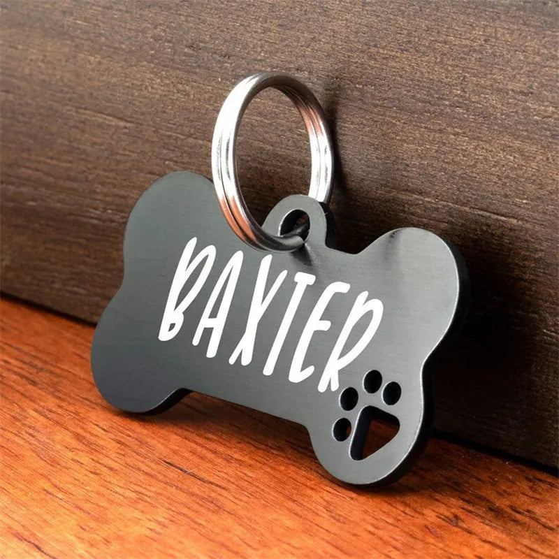 Stainless Steel Personalised Pet ID Tag