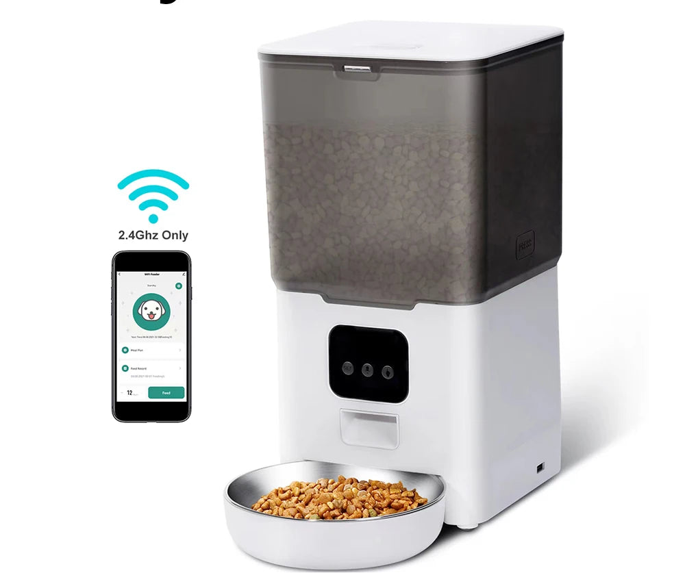 6L Dog Automatic Feeder With Additional WIFI