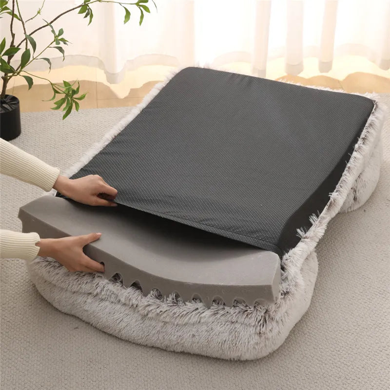 Winter Thickened Orthopaedic Dog Bed