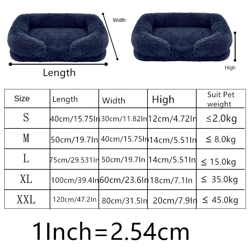 Winter Thickened Orthopaedic Dog Bed