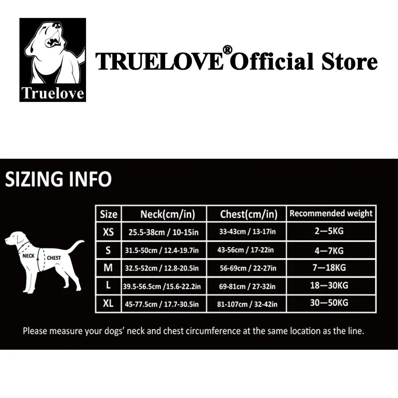 Truelove Reflective No Pull Harness