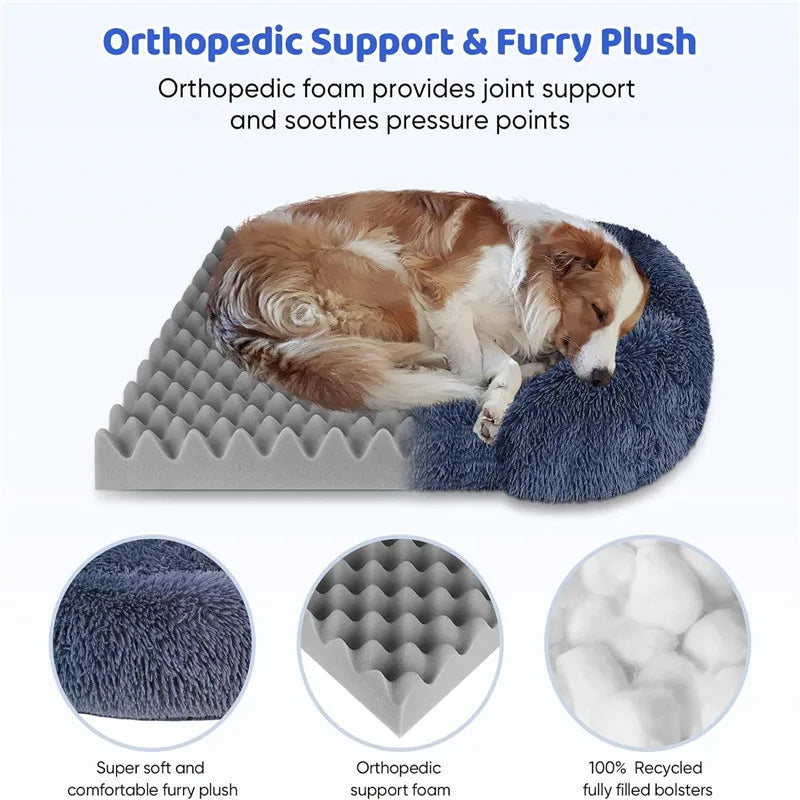 Winter Thickened Orthopaedic Dog Bed