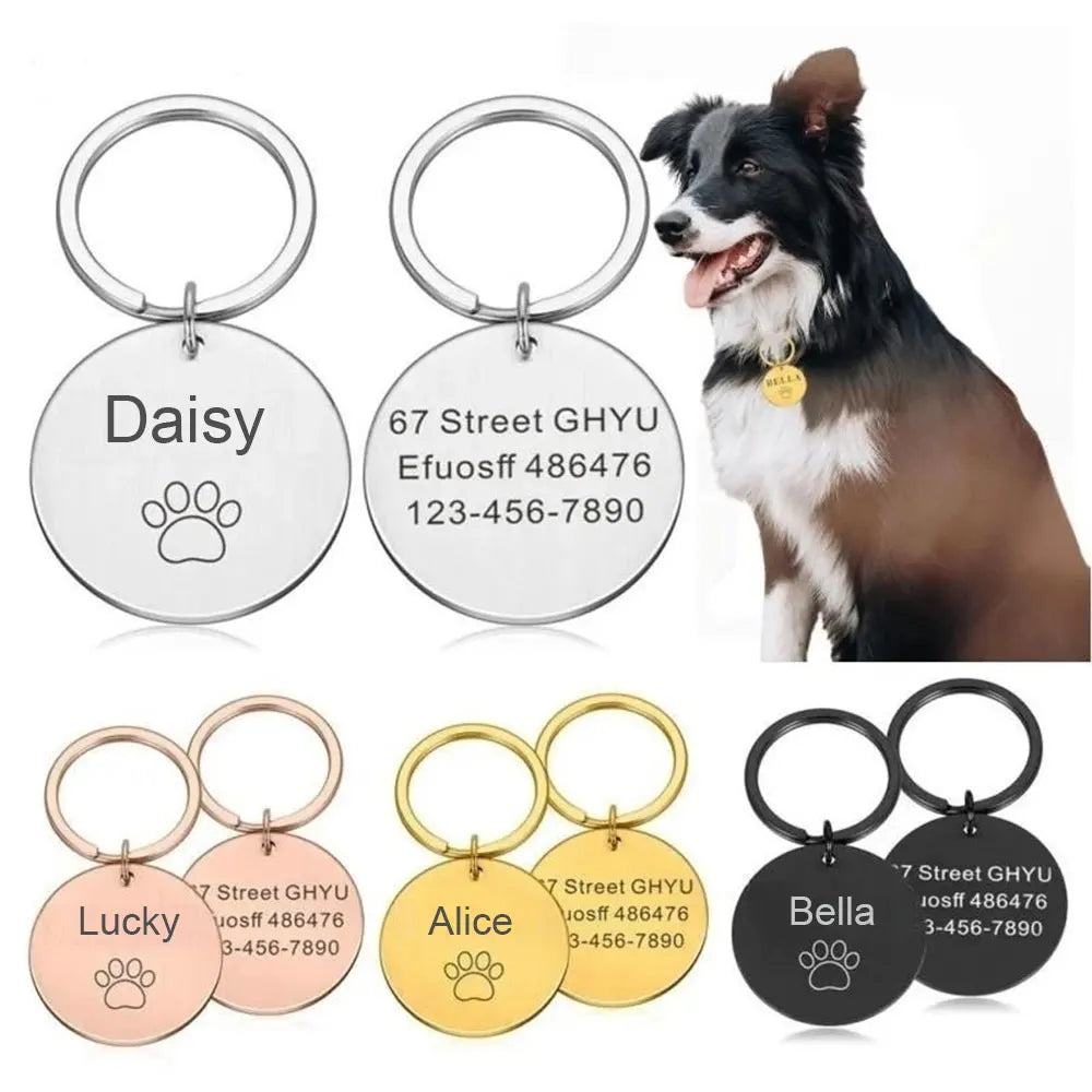 Personalised Pet ID tag